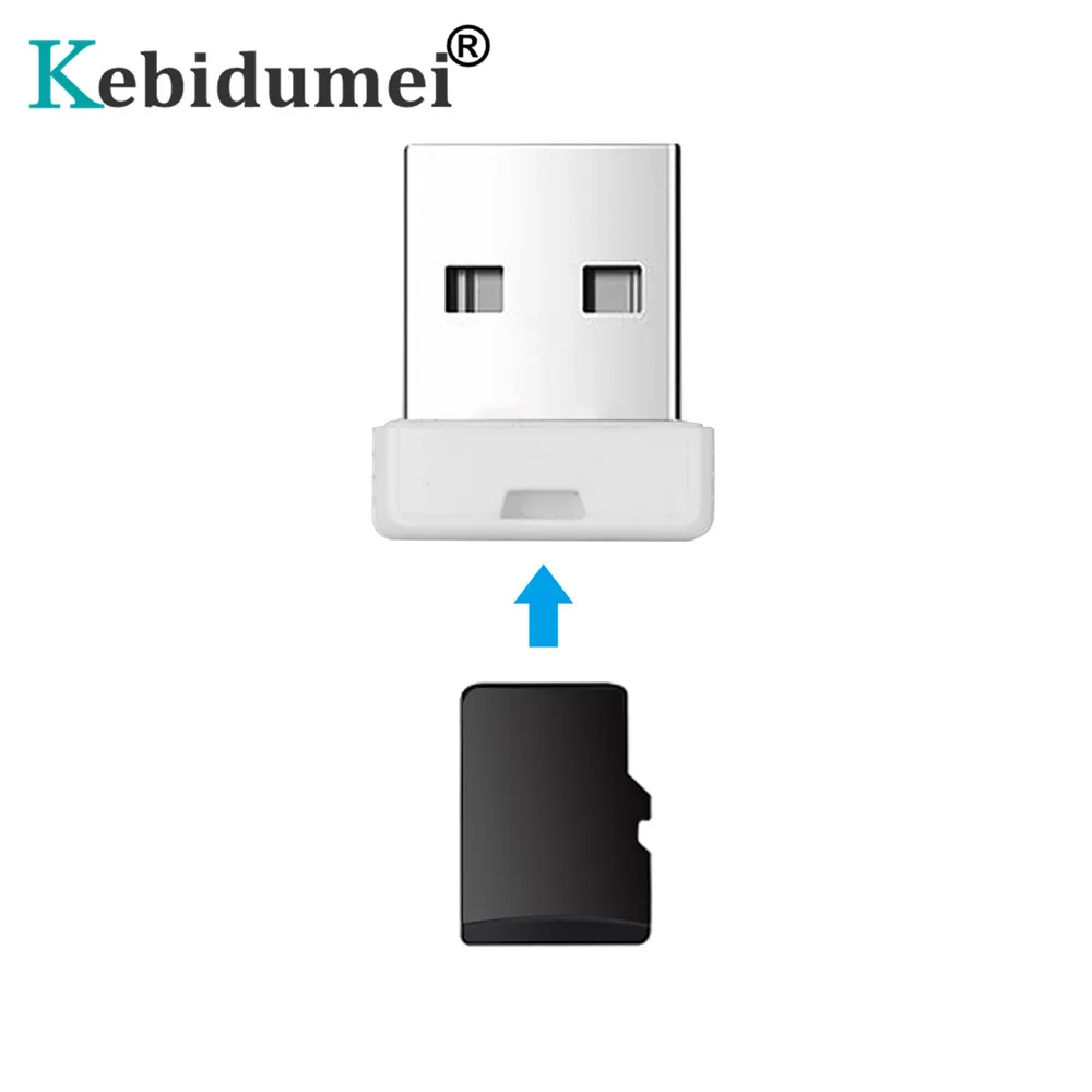Kebidumei компьютер USB 2 0 Micro SD кардридер для ноутбука TF флэш карта ридер мини