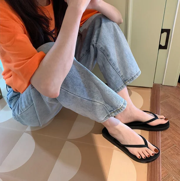 

23 Slippers Flip Flops Slides Women Shoes Summer Flat Female Ladies Fashion Casual Brand Luxury Designers Platform Slippers