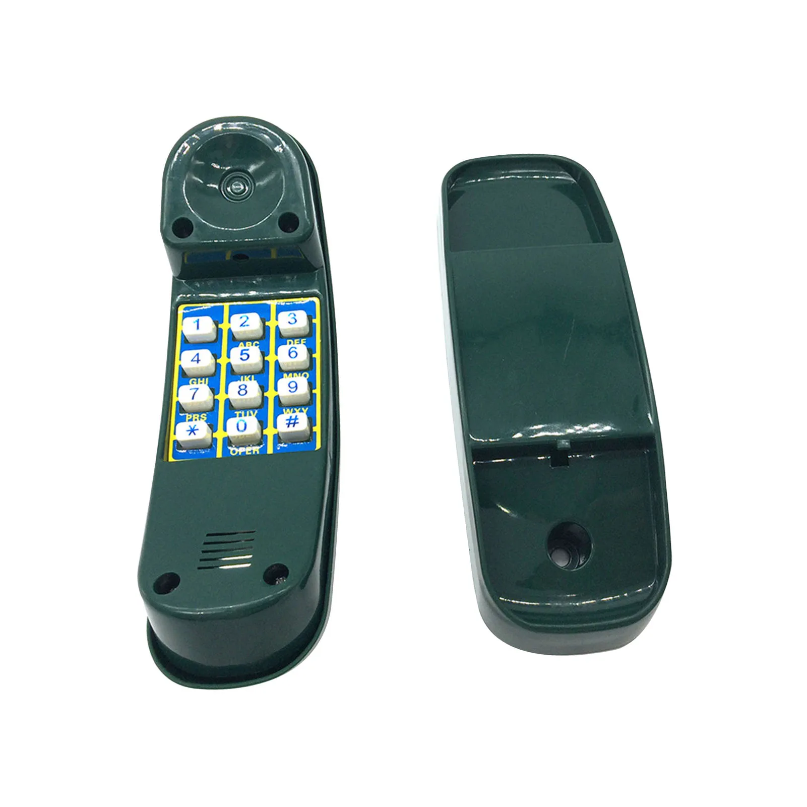 

Cute Gift Early Educational Simulation Telephone Toy Kindergarten For Kids Home Learning Wall Mounted Lightweight Pretend Play