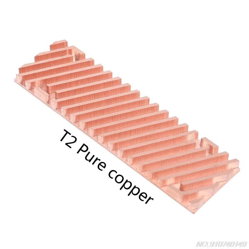 

Ultra Thin Pure Copper Heatsink Cooler Heat Sink SSD Thermal Pad for M.2 2280 PCI-E NVME D09 20 Dropshipping