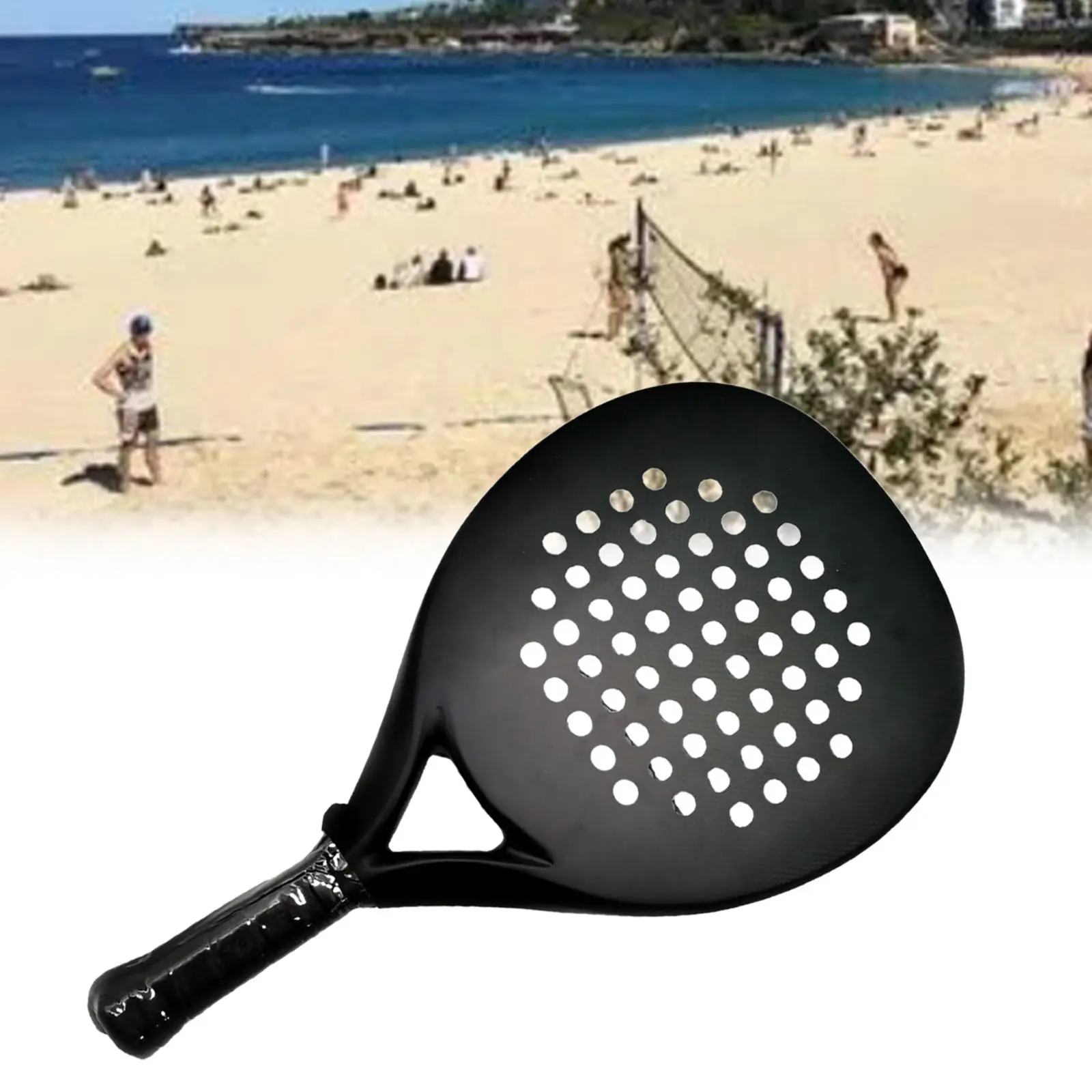 Tennis Paddle Racket Lightweight Shock Proof Padel Racquet for Beach Activity Outdoor Sports