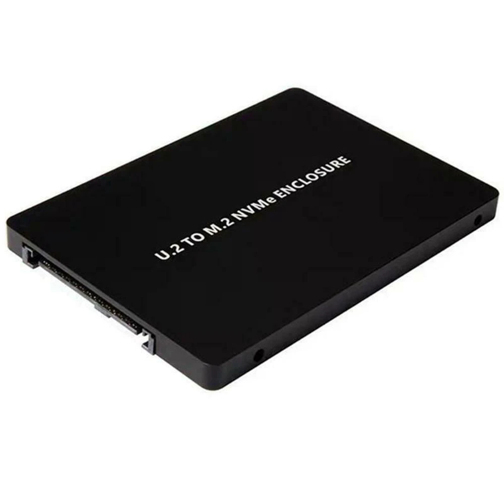 

U.2 to M.2 NVMe Mobile Enclosure Aluminum Alloy M Key 2280 SSD Adapter Case