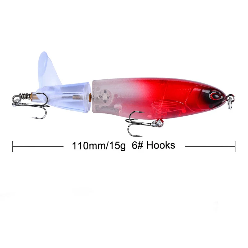 8 шт. Whopper Plopper 15 г/35 г Топ воды Поппер жесткая приманка для рыбалки воблеры вращающийся хвост рыболовные снасти Pesca твердая приманка