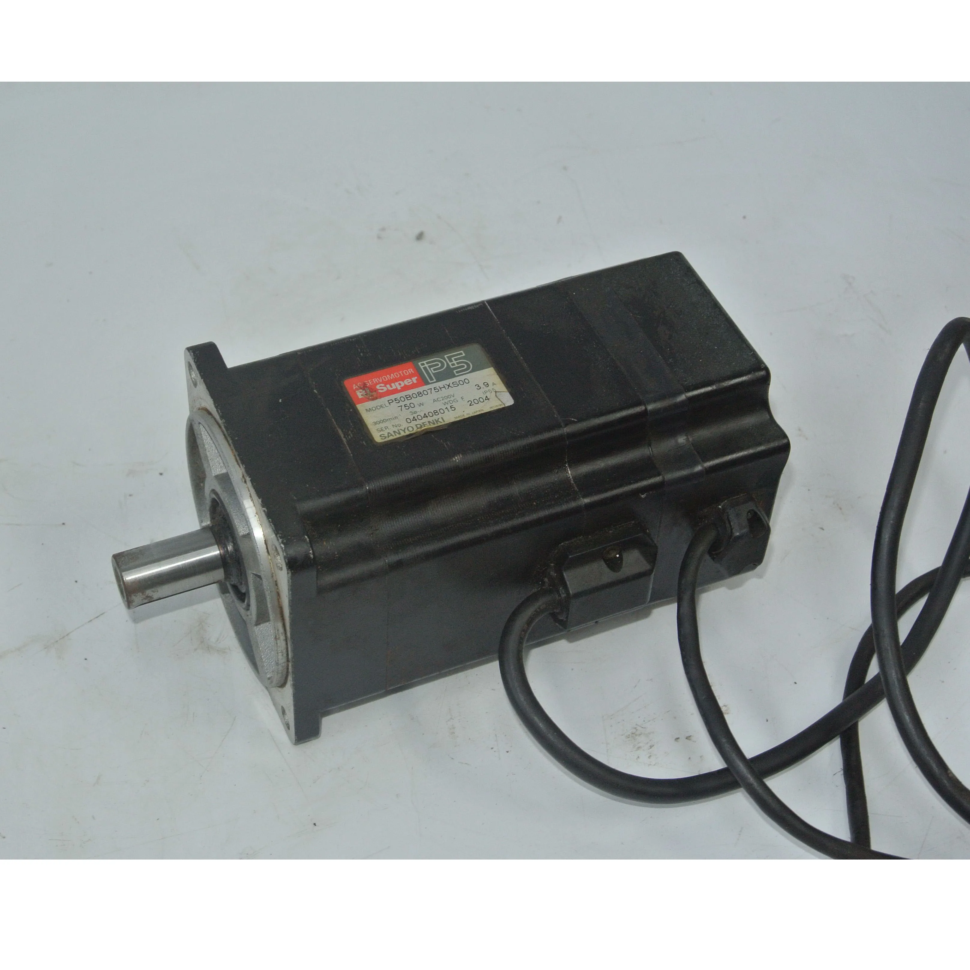 

Sanyo P50B08075HXS00 AC Servo Motor & PY2A030A2 Driver used with Shipping DHL