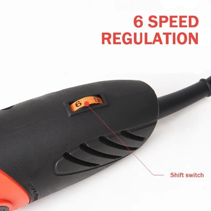 Электрическая мини шлифовальная машина 500 Вт 6 позиций переменная скорость