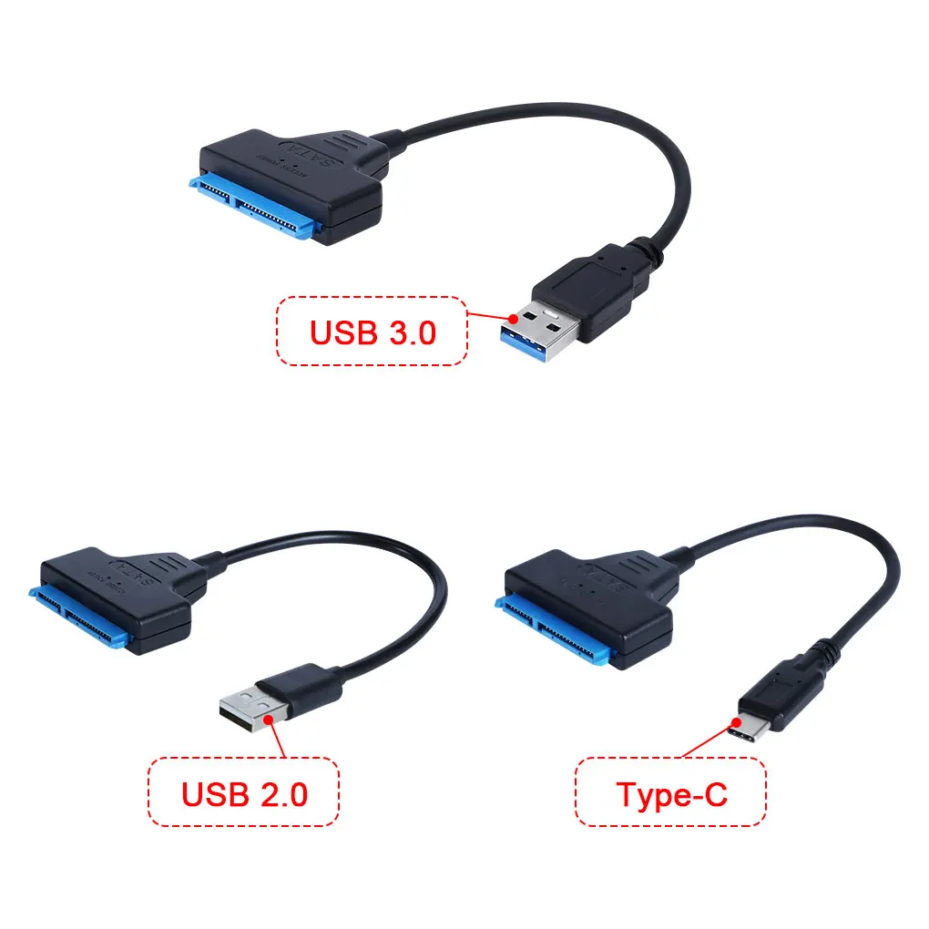 SATA 3 кабель Sata к USB адаптер до 6 Гбит/с для 2 5 дюймов внешний SSD HDD жесткий диск 22 Pin III