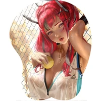 creative 3d silicone mouse pad animation sexy breast hand mouse pad can be customized according to the drawing sexy