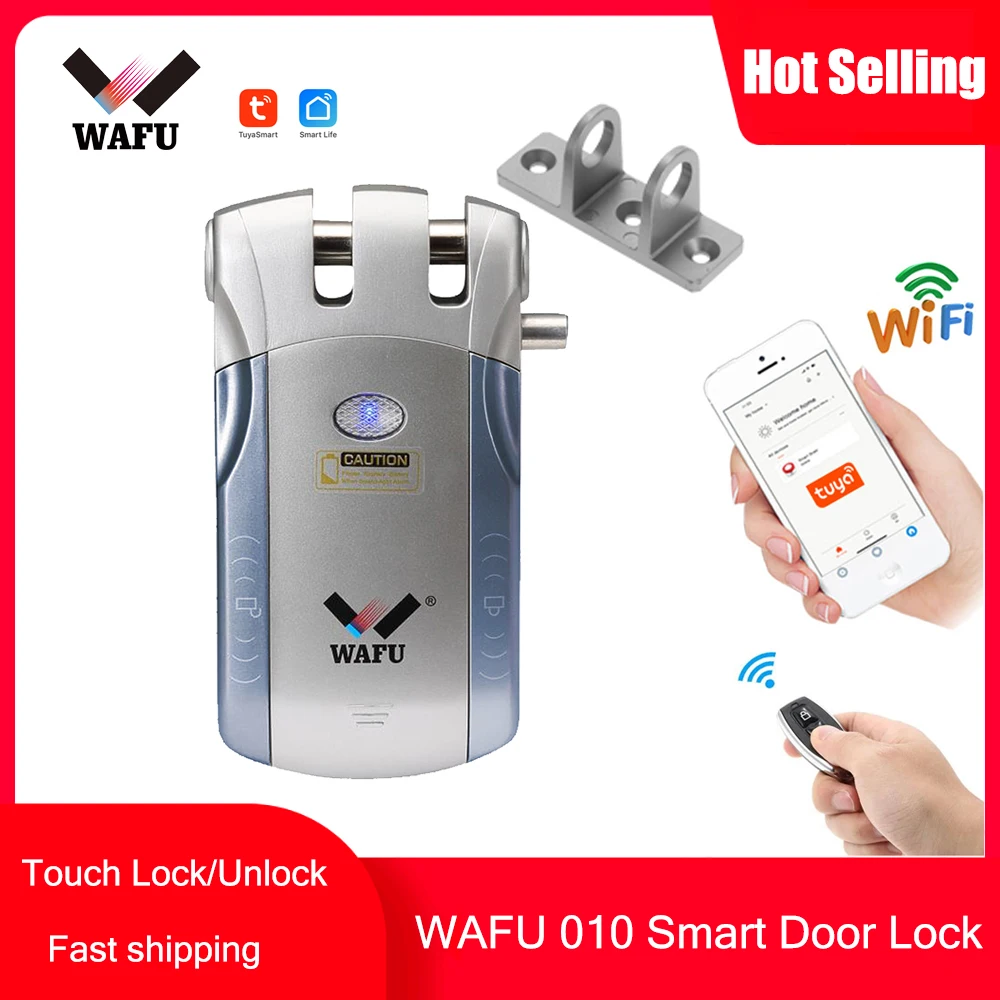 Wafu 010 дверной замок Tuya Wi Fi Умный Замок Беспроводной электронный телефон