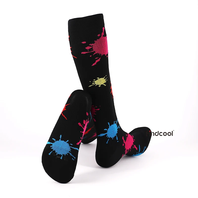 Компрессионные носки с градуированным распределением YISHENG прочные дышащие до