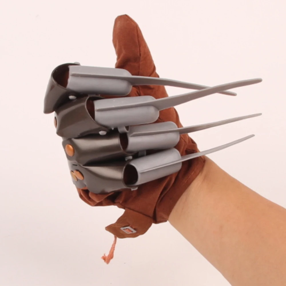 Популярные перчатки Freddy Krueger Росомаха призрак коготь на Хэллоуин маскарад показ