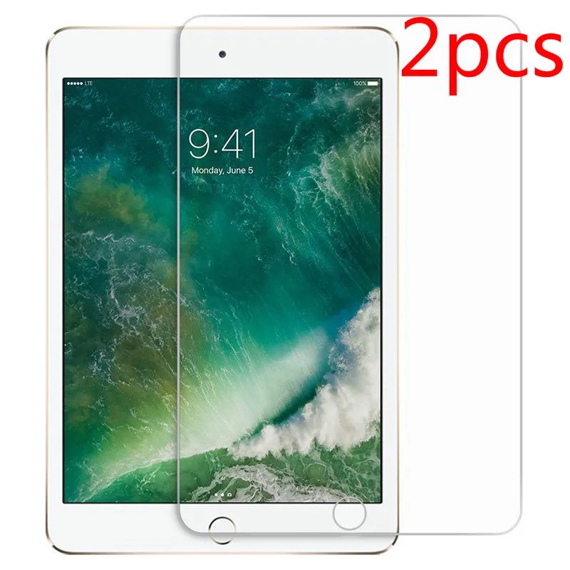 Закаленное стекло для планшета 2 упаковки Защитная пленка iPad mini 1 3 4 5 7 9 ''