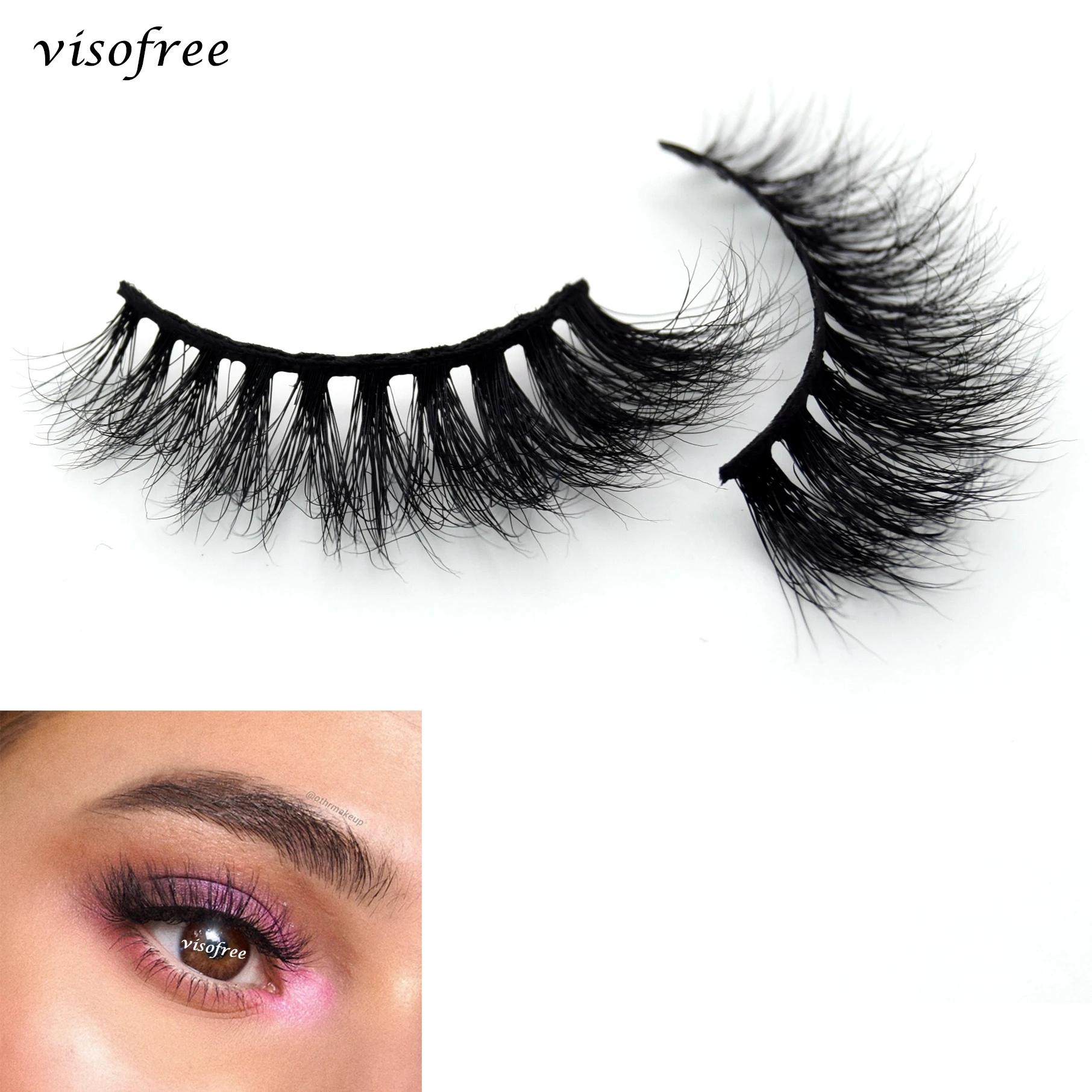 

Visofree 3D Mink Lashes Natural Eyelashes Dramatic False Eyelashes Faux Cils Makeup Wholesale Fake Eyelash Extension maquiagem