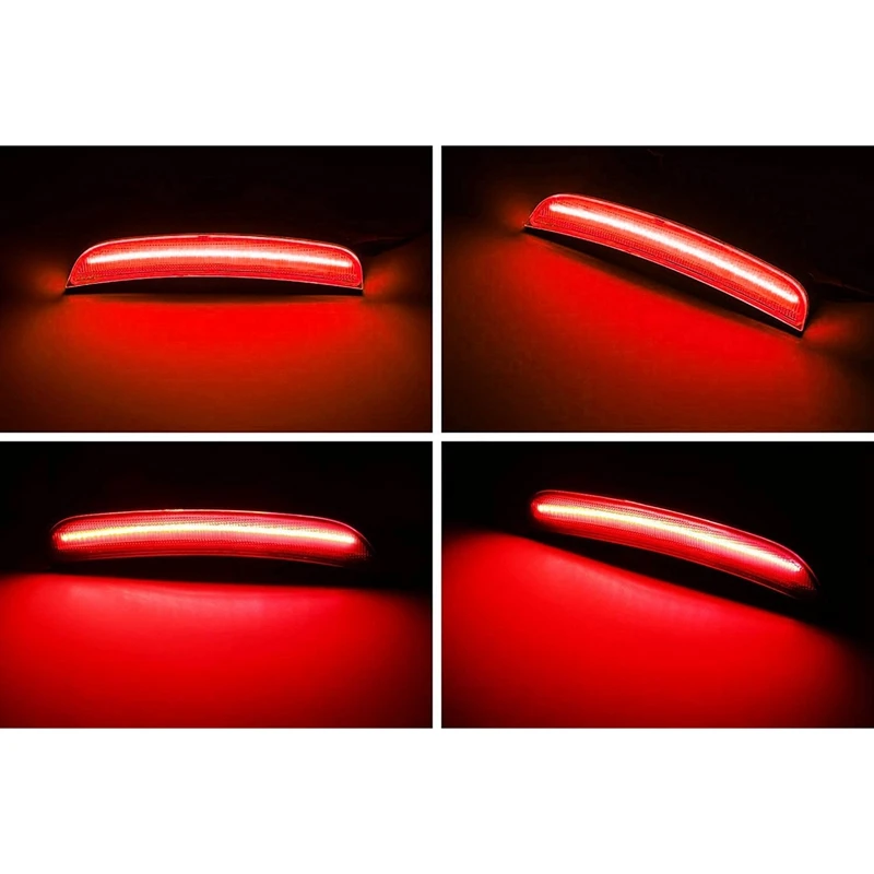 

4Pcs Front & Rear LED Side Marker Lights Lamps for Dodge Charger War Horse 2015-2019 68214126AA 68214404AA