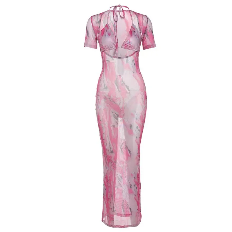 Пляжный костюм для выхода 2021 накидка платье новогодней одежды Женская Летняя