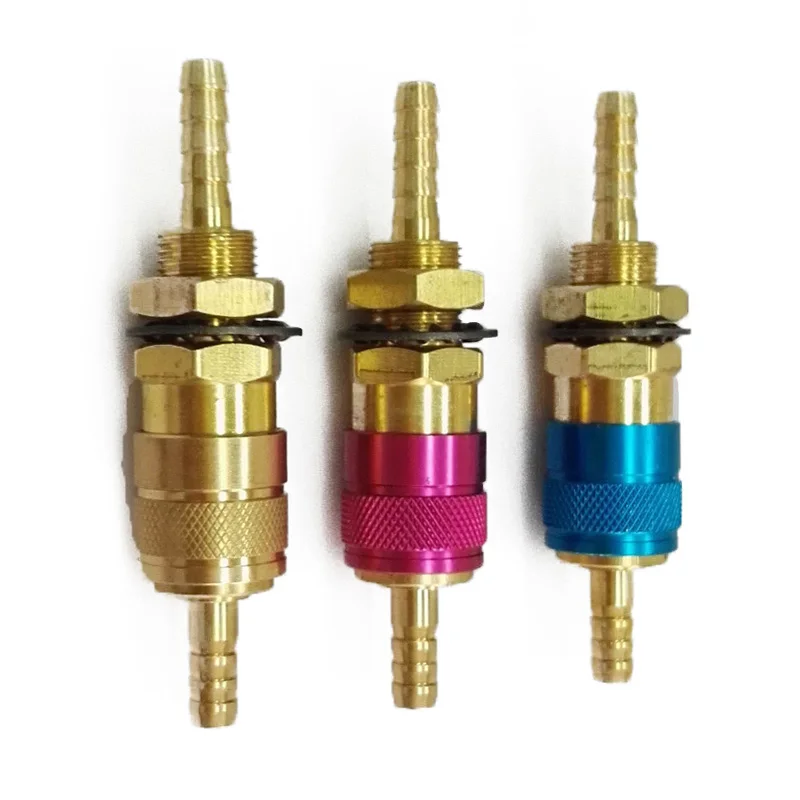 

3 Set Quick Connectors Quick Adapter Fitting Welder For MIG TIG Gas And Water Or Gas Between Welding Torch And Plug