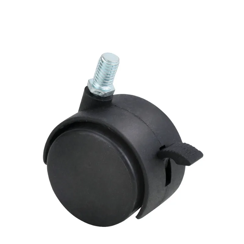 

4Pcs 40mm chair wheel furniture caster, with brake rotating caster, replace the trolley with mechanical silence