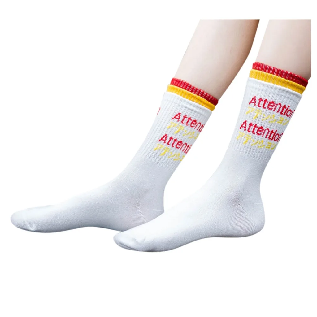 SAGACE Letters Socks Women Harajuku Skateboard Spring And Autumn Long Couple Funny | Женская одежда