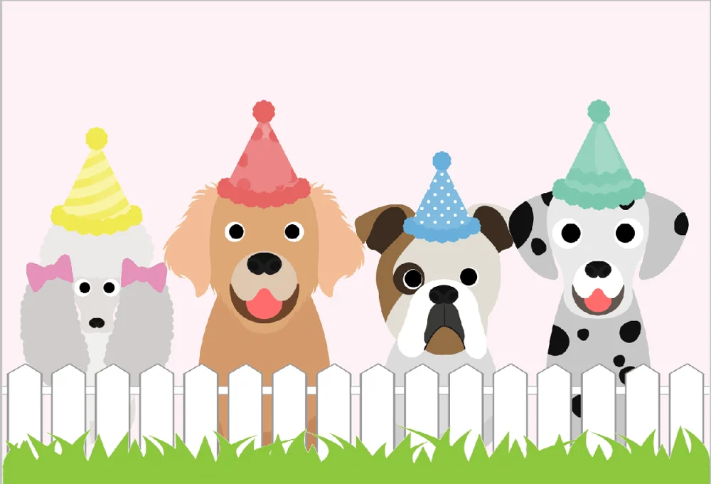 7x5 футов 2 стиля зеленая трава сад белый забор щенок собака Pals пользовательские