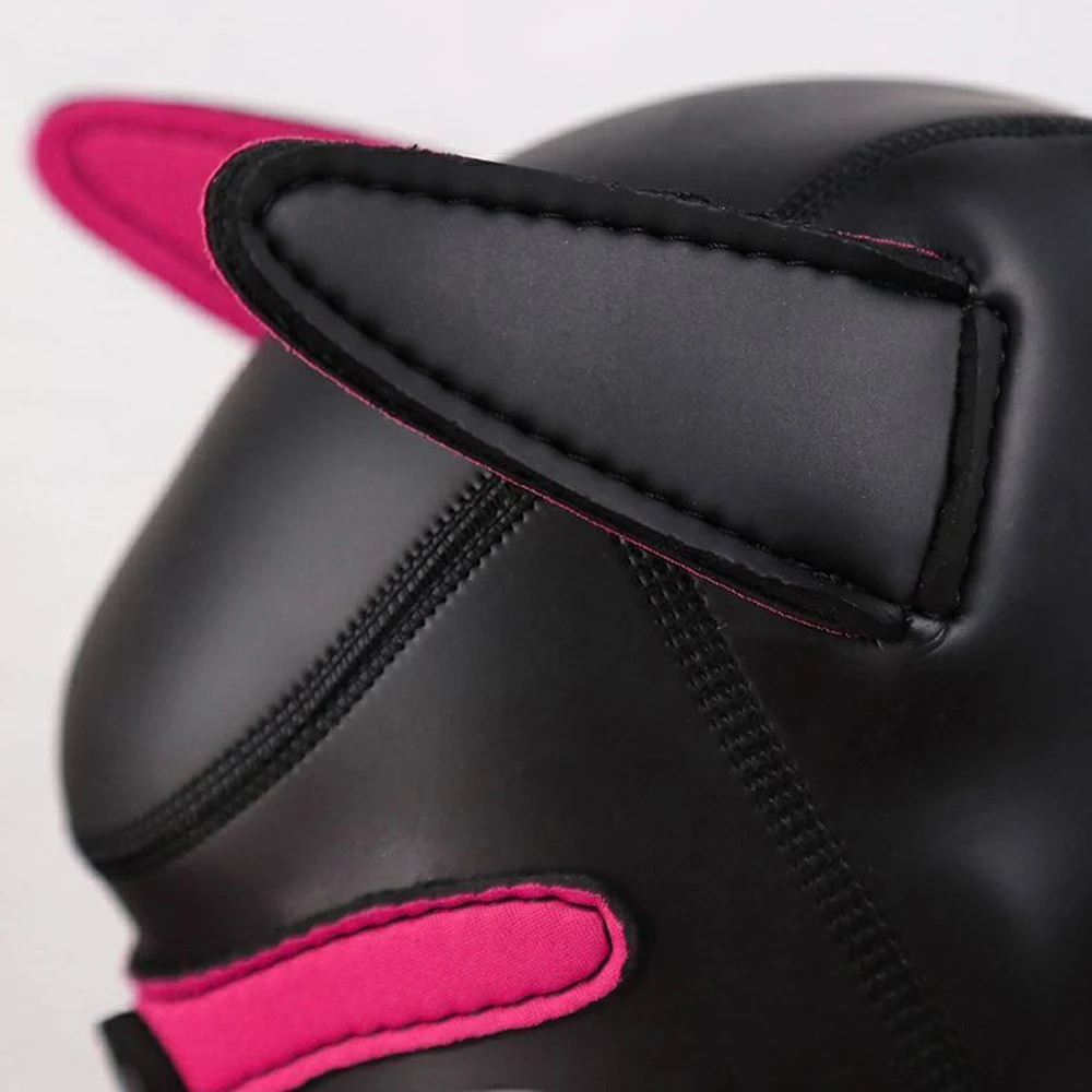 Fetish Sexy Dog Mask BDSM Bondage Puppy Play Hoods Slave Rubber Pup Adult Games Restraint Flirting Toys For Men Women Couples | Красота и