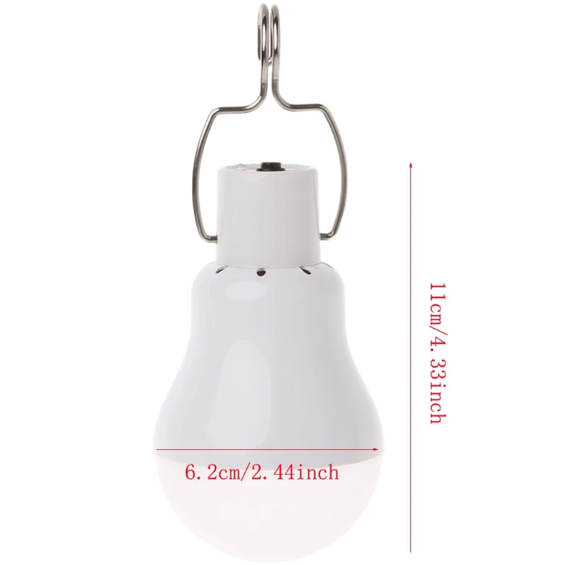 Top-Solar Panel Powered Led Bulb Light Portable Outdoor Camping Tent Energy Lamp 15W |