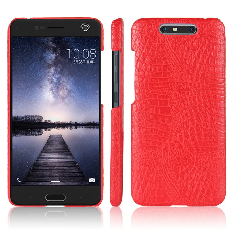 Zte Blade V8 Чехол 5 2 дюймов Роскошный PU кожаный жесткий пластиковый чехол для