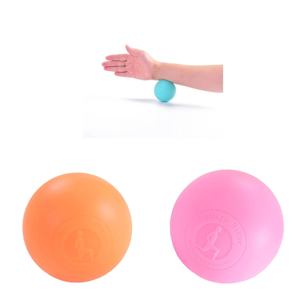 Силиконовый мяч для йоги Лакросса миофасциальное глубокое давление ткани легкое