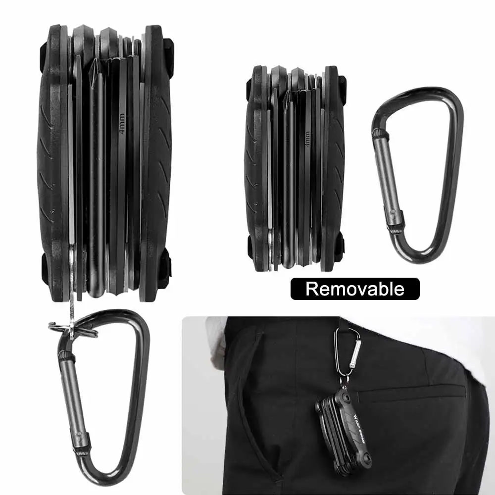 

Инструменты для велосипеда, 8 в 1, шестигранный ключ из легированной стали S2, отвертки, инструменты для ремонта и обслуживания горного велоси...