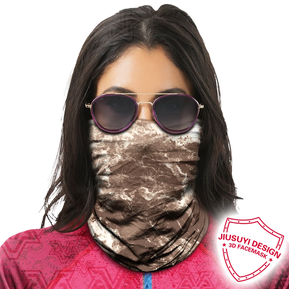 Бесшовный защитный шарф труба для мужчин и женщин дышащая Балаклава с 3D рисунком