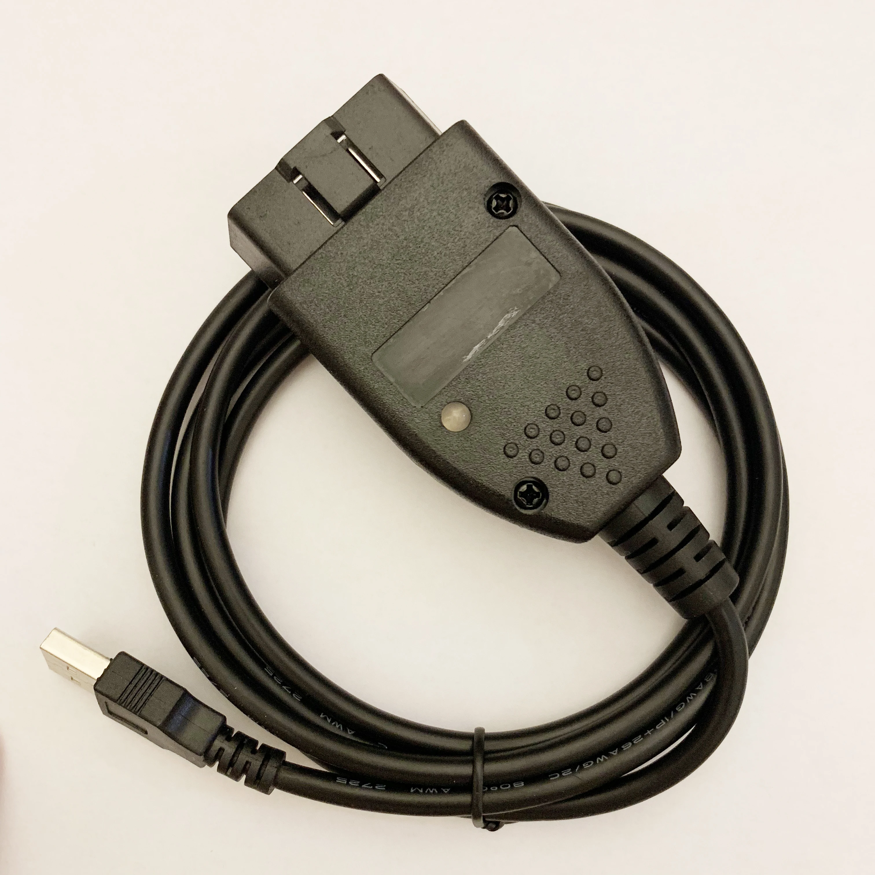 Новейший автомобильный диагностический OBD2 Диагностический кабель для поддержки Kline и CAN BUS до 19,6 английский польский немецкий Atmega162