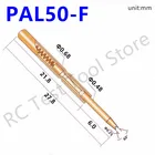 100 шт., пружинный тестовый зонд, бытовой металлический пружинный тестовый зонд, длина рукава зонда 27,8 мм, пружинный тестовый зонд, шпильки для оружия