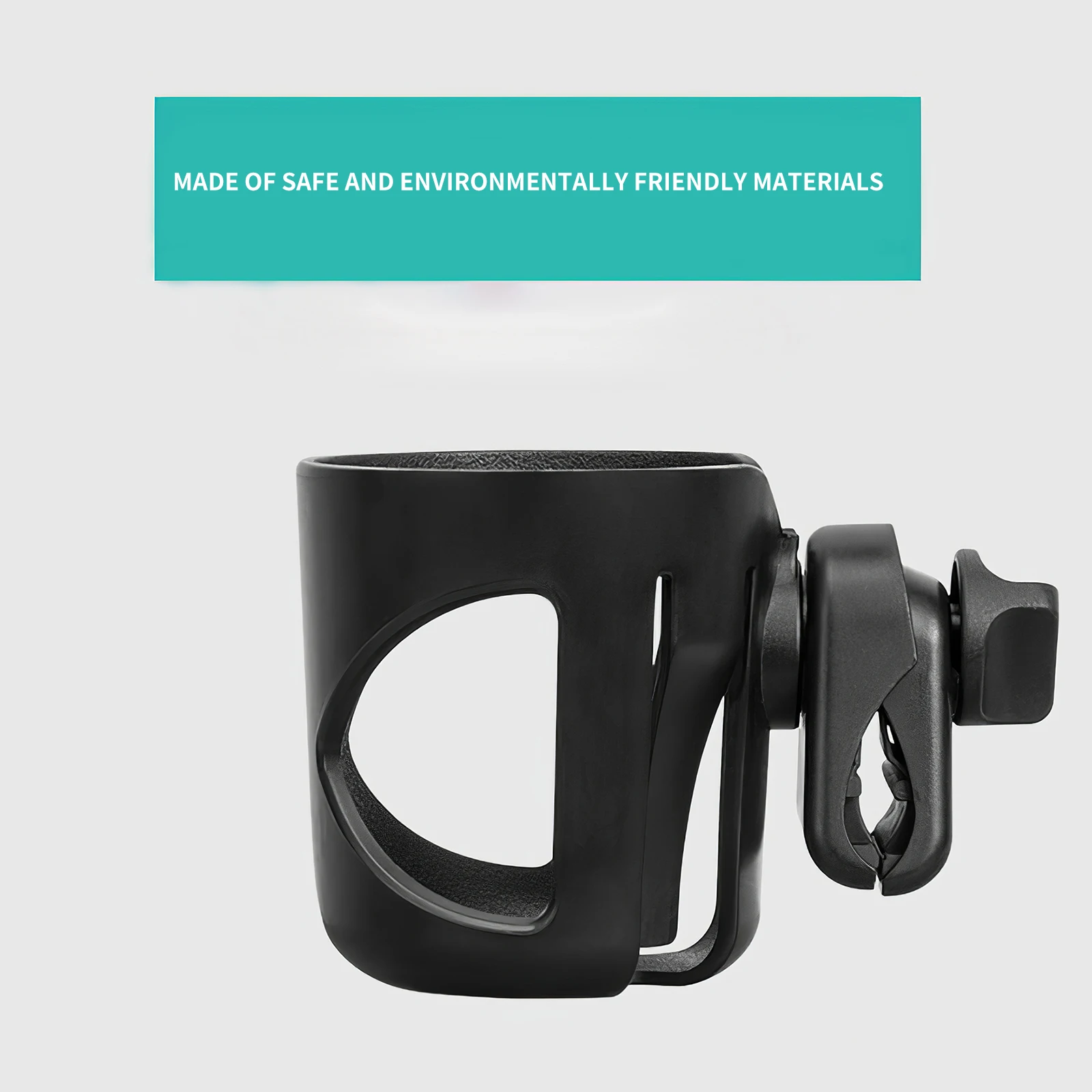 

Black PP Baby Stroller Pram Cup Holder Stand Bicycle Milk Bottle Drink Rack For Bicycle Pushchair Accessories