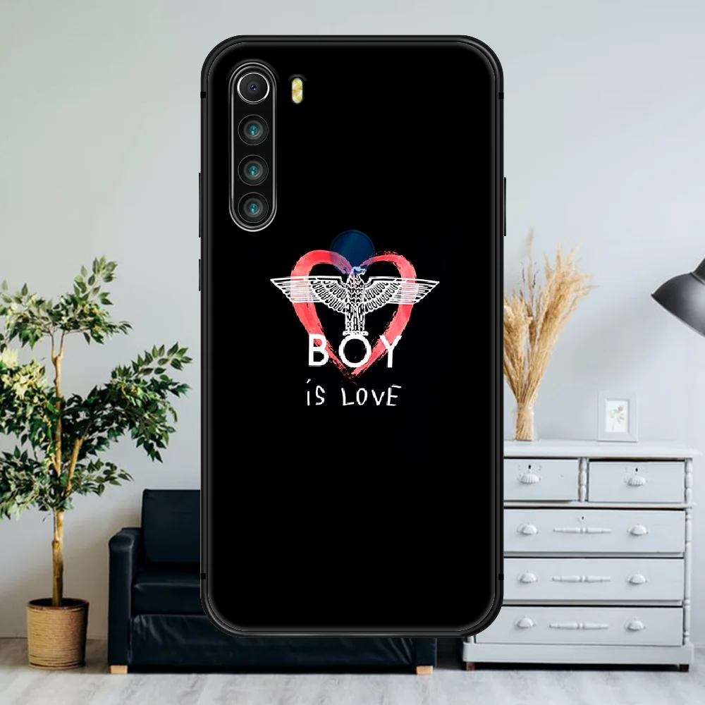 

Fashion Luxury brand Boys London Phone Case For Xiaomi Redmi Note 7 8 8T 9 9S 4X 7 7A 9A K30 Pro Ultra black Etui Trend Back