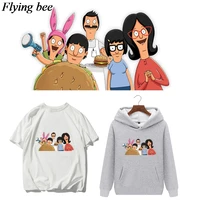flyingbee diy heat transfer patches clothes stickers t shirt decoration creative theme patches heat press appliques x0670