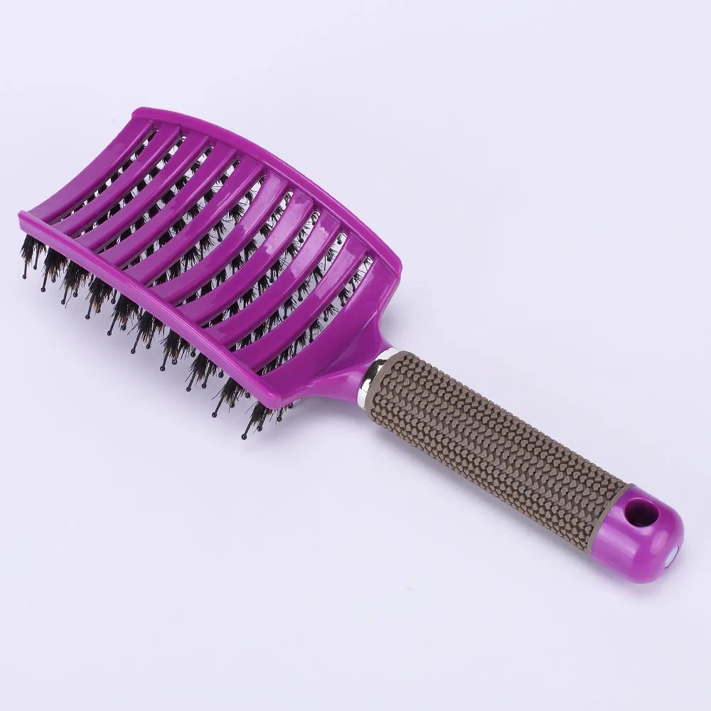 

Hair Scalp Massage Comb Hairbrush Bristle Nylon Women Wet Curly Detangle Hair Brush for Salon Hairdressing Styling Tools