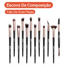 12 шт. набор кистей для макияжа глаз инструменты для макияжа кисть для теней для век Кисть для консилера для женщин