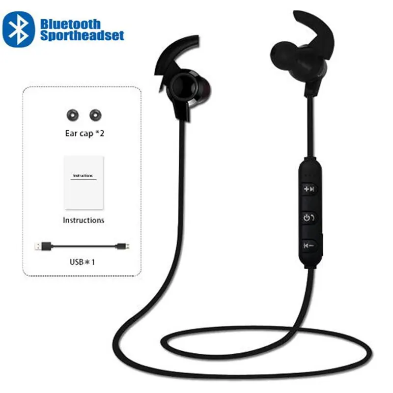 Беспроводные bluetooth-наушники с активным шумоподавлением гарнитура для занятий спортом наушники-вкладыши с микрофоном для samsung huawei Xiaomi