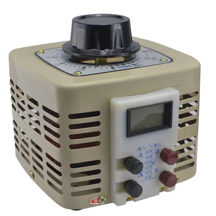 Однофазные регуляторы вход 220V цифровой дисплей переменный трансформатор 500W