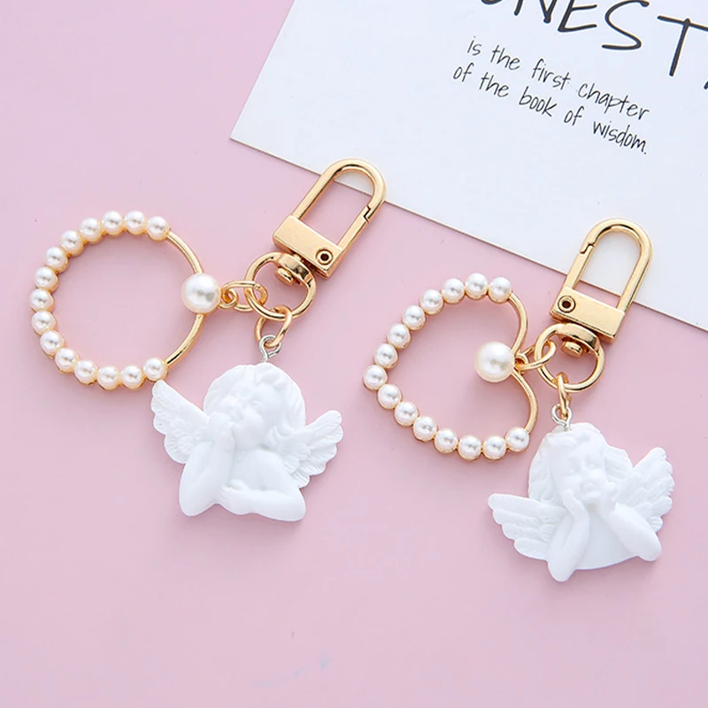 Винтажный ангел в стиле барокко брикет для женщин и девушек кольцо ключей