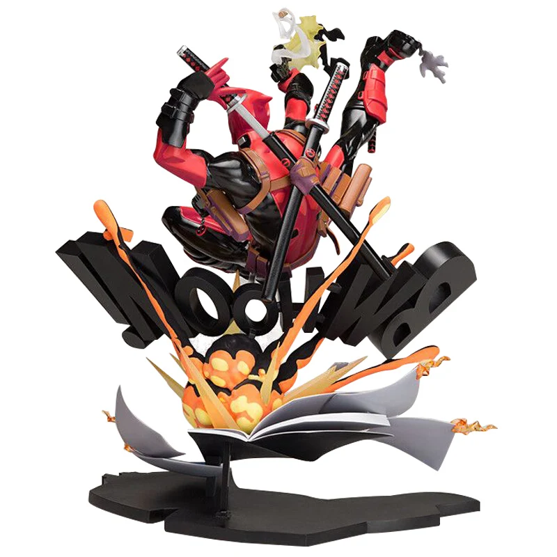

Marvel Deadpool Breaking The Fourth Wall Model Figure 24Cm Toy Kids Gift