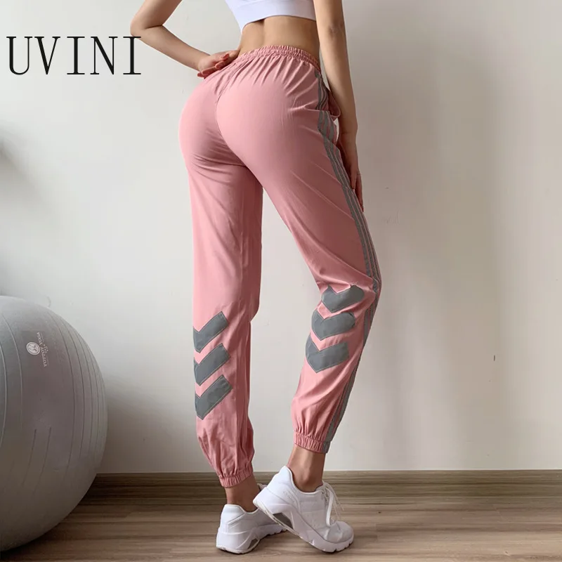 UVINI 2019 спортивные брюки женские хип хоп танцевальные свободные для отдыха женщин