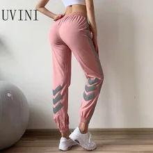 UVINI 2019 спортивные брюки женские хип хоп танцевальные свободные