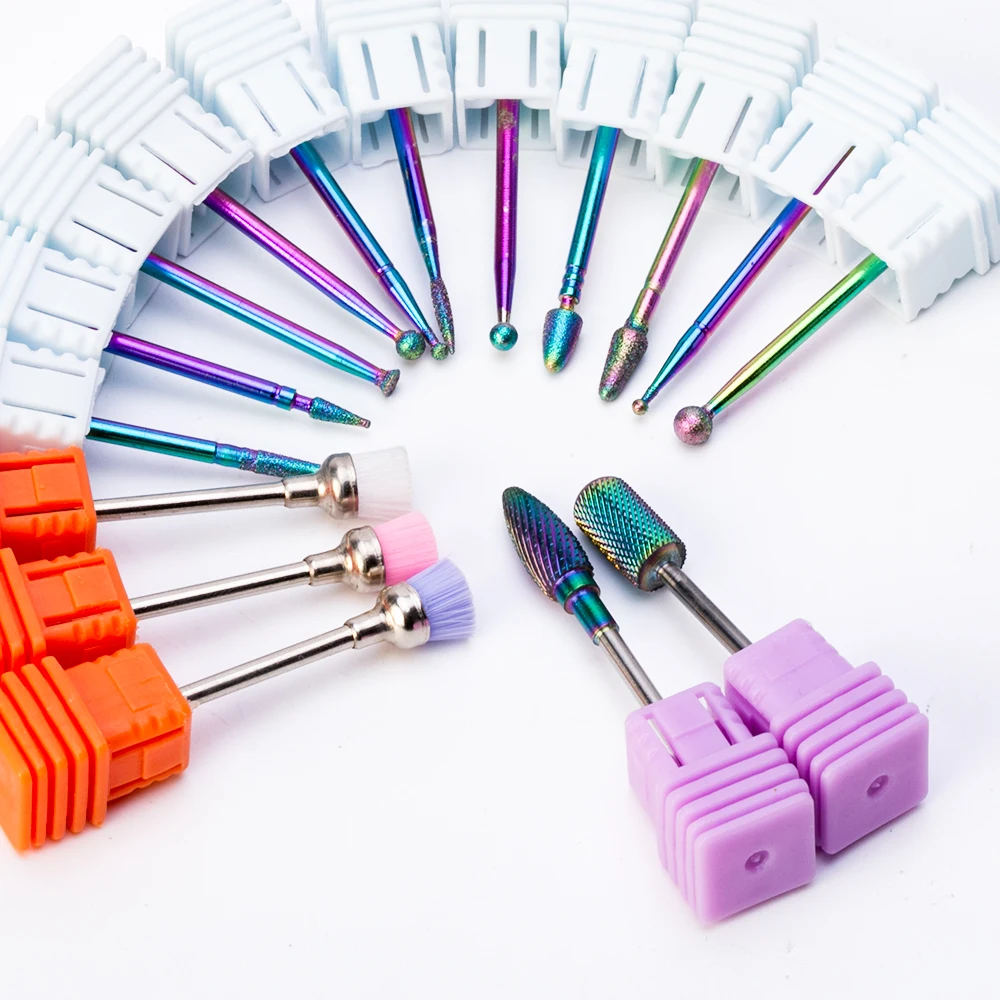 Бриллиантовая фреза LadyMisty вращающаяся для заусенцев электрическая дрель ногтей