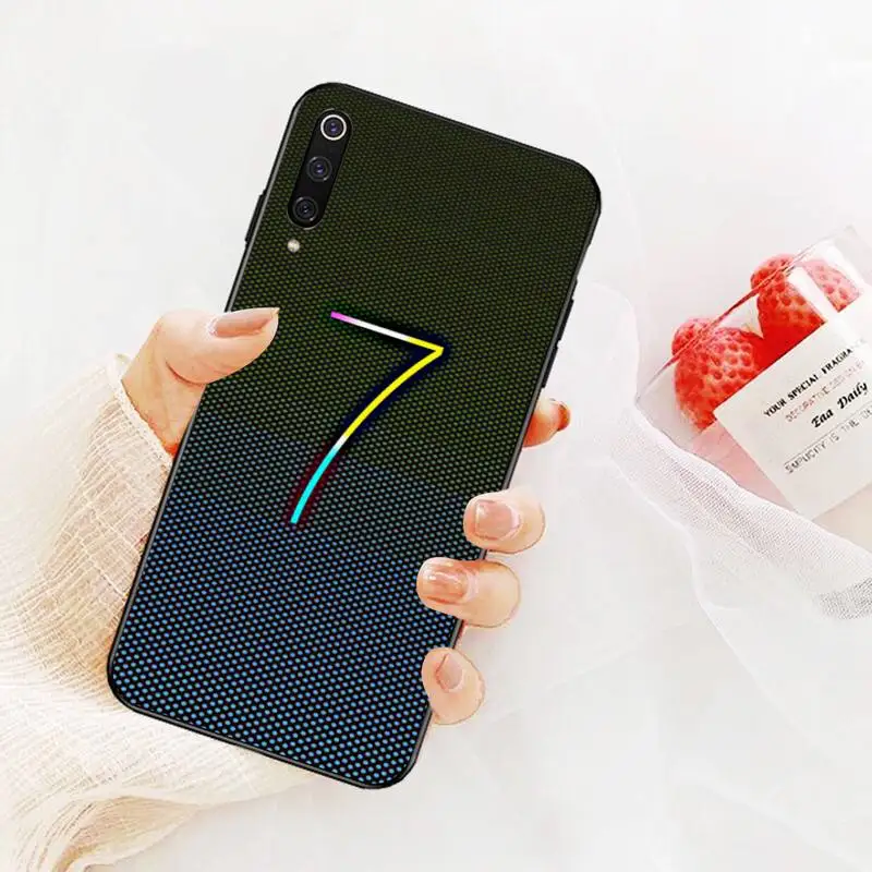 Чехол для телефона PENGHUWAN lucky с номером 7 роскошный уникальный дизайн Redmi Note 8 8A 6 6A 5 5A