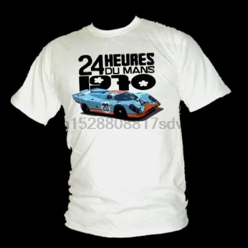 Ле Ман 24 часа в сутки 1970 победитель знаменитой Гонки футболка с изображением