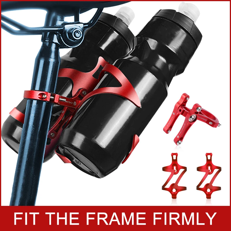 

Bicycle Bottle Cage Mount Adapter Adjustable MTB Road Bike Water Bottle Clip Holder Clamp Handlebar Bracket Cycling Accessories