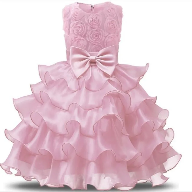 

2020 Sale Real Kids Princess Dresses For Girls Clothing Flower Party Girls Dress Elegant Wedding Dress For Girl Clothes 3-10 Y