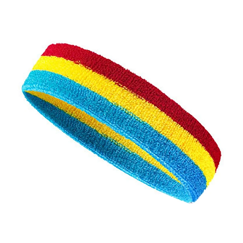 

Fitness Running Cycling Sweatband Sweat Headband Unisex Sweatband Elastic Breathable Yoga Hair Bands Head Sweat Bands