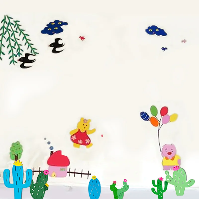 Кактус Летняя тема вечерние растение из тропического леса тянуть цветок баннер