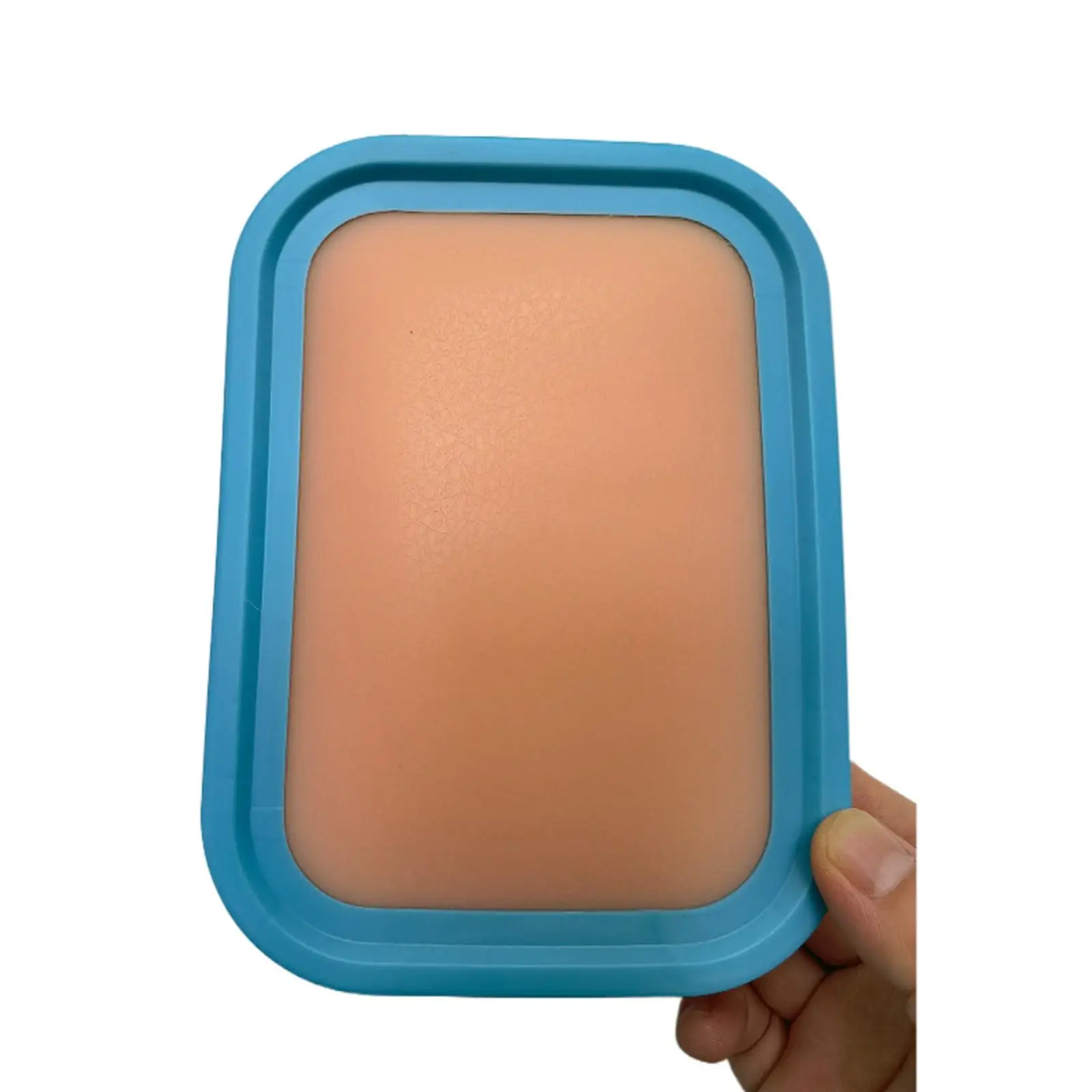 

Silicone Human Skin Model Pad Tear Proof Fat Muscle Suture Training Tool for Injection Training Incision Exercises Student