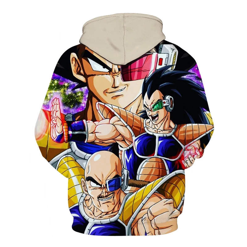 Dragon Ball Z Vegeta Resurrection толстовки для женщин и мужчин Аниме Толстовка Супер Saiyan Goku/Majin Buu/Piccolo/Cell DBZ Толстовка пальто